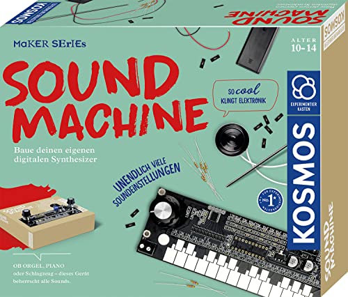 Kosmos 620929 Sound Machine Experimentierkasten für Kinder ab 10 Jahren, Experimentierkasten Technik und Musik, Baue deinen eigenen digitalen Synthesizer, Maker Series