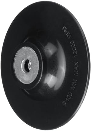 Angle Grinder Rubber Backing Pad, 4 Inch 100mm with M10 Thread, Grinding Disc Pad