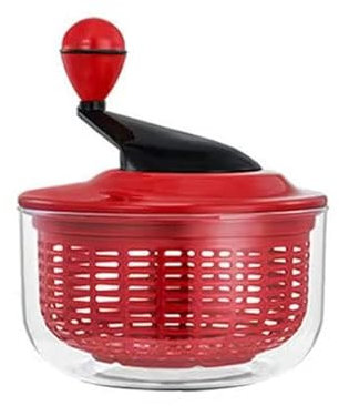 EUYIMOMO salatschleuder klein Manueller Geschirrspül- und AbtropfkorbGemüsespüler for die KücheGemüsespülerWasherWasher Gemüseabstreifer mit großem Fassungsvermögen (Color : A, Size : 21 * 15 * 21CM)