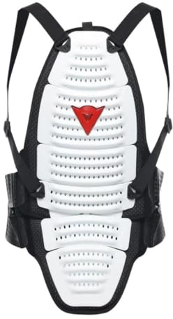 Dainese - Junction Wave 03, Ski- und Snowboard-Rückenprotektor mit Hosenträgern, Mann, Weiß, L