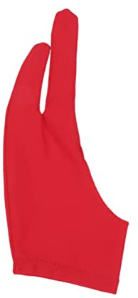 FUNOMOCYA 2stücke Zwei-finger-malhandschuhe Aus Spandex Künstler-zeichenhandschuhe Skizzenhandschuhe Schmal Und Flexibel Für Tablet-malen Und Zeichnen