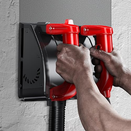 Smerigliatrice per calcestruzzo, 1680 W, fresatrice a rulli da parete, fresatrice per muri, 3000 giri/min, 1 – 4 mm, regolabile in profondità, smerigliatrice portatile da parete in calcestruzzo