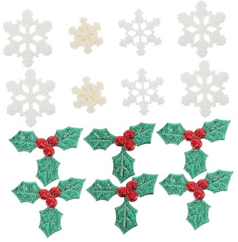 KONTONTY Decorazioni Natalizie Foglie Di Agrifoglio Bacche Rosse Per Artigianato Forniture Decorative Per Inverno Casa Addobbi Natalizi Per Ghirlande Torte Matrimonio