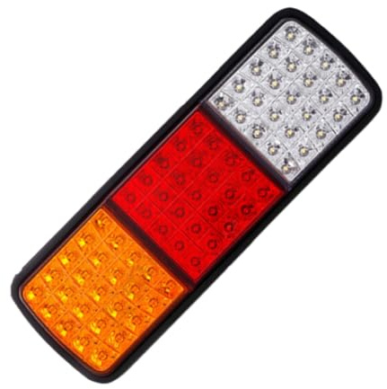 TIDTALEO Feux Arrière LED pour Camion et Remorque Feu de Recul Clignotant et Stop avec Leds Haute Intensité Étanches et Résistants Aux Chocs Installation Facile et Rapide Compatible avec