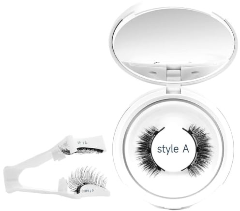 DOVBAN Magnetische Wimpern,magnet wimpern,Magnetische mit Applikator,Wimperns Magnetisch Natürlicher Look,Kein Kleber erforderlich Magnetic,Geeignet für Menschen,die keine Wimperns anbringen könnens