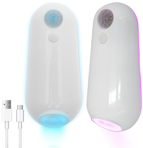 LED Motion Sensor Night Light,8 Color Changing USB-C Rechargeable Toilet Bowl Night Light with Motion Activated Sensor,Splash-Proof Nightlight for Bathroom Hallway Stairs,Cool Gadgets Gifts for Men