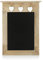 COM-FOUR® lavagna per promemoria - lavagna da appendere - piccola lavagna decorativa per scrivere - 38,5 x 28,5 cm (01 pezzo - 38,5 x 28,5 cm)