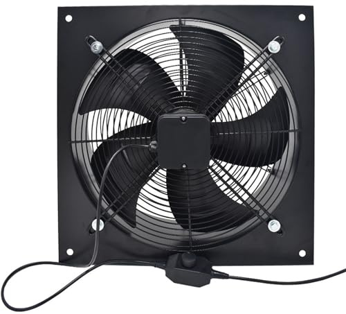 Warmiehomy Industrial Ventilation Fan, 350mm/14 In Commercial Extractor Fan