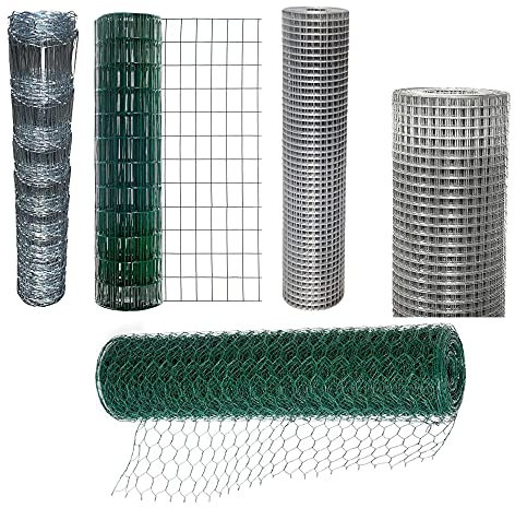 2.6ft x 164ft Wire Stock Fence Livestock Fencing L8/80/15 Hot Dipped Galvanised Mesh Wire Roll, Agricultural Fencing Outdoor Garden Farm Netting Fence for Horse/Sheep/Pig/Dog/Animal Barriers