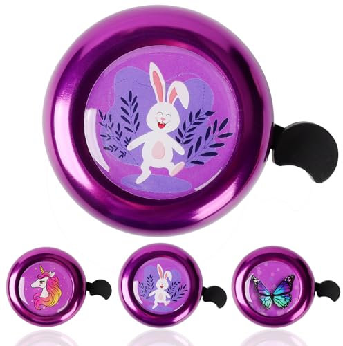 Fahrradklingel Kinder - Fahrrad Klingel für kinder Mädchen Jungen|120db laut Fahrradklingel für Fahrrad,Roller,Dreirad,Kinderfahrrad,Kinder Laufrad - Fahrrad Zubehör