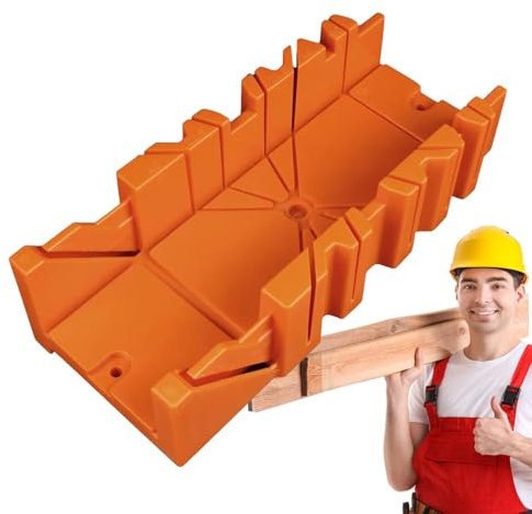 Boîte à onglets de serrage, boîte de rangement pour scie - Ensemble boîte à onglets et scie,Boîte de scie à onglets de serrage, scie arrière en acier pour une coupe précise, Angles réglables pour les