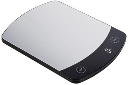 ILSA Bilancia digitale da cucina professionale in acciaio 18/10 da 10 Kg con divisione 1 grammo