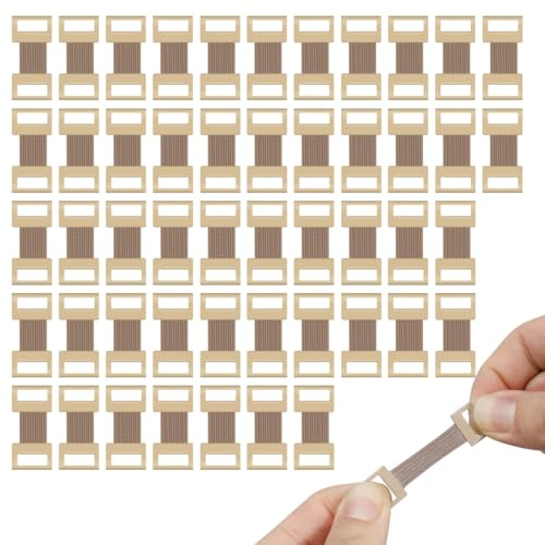 Gatuida 50 Stück Elastische Clips Für Bandagen Aluminium Verschlüsse Stretch Verbandklammern Ersatz Für Baumwollkreppverbände Zuhause Sport Erste Hilfe