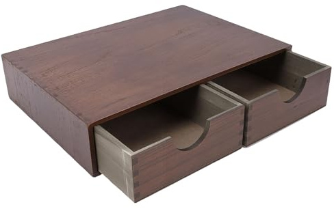 Greensen Porte-capsules de café, Organisateur de Tiroir Multifonction en Bois pour Dosettes de café, thé, Bonbons et Snacks