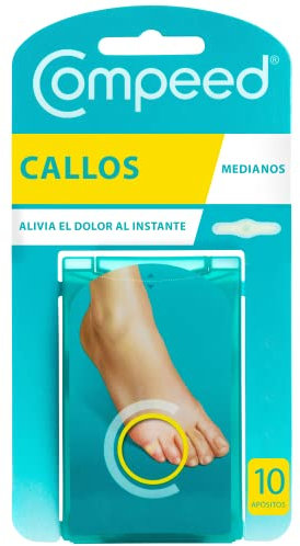 Compeed Callos Medianos, Tratamiento para eliminar los callos de los pies, Pack 10 uds.