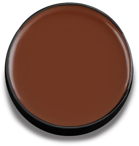 Mehron Makeup Color Cups | Stage, Foundation, Face Paint, Body Paint, Halloween Makeup | Greasepaint .5 oz (14 g) (Wolfman Brown)