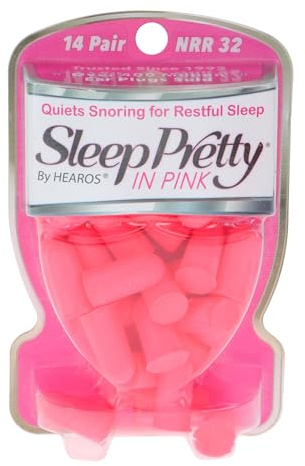 Hearos Sleep Pretty In Pink Womens Ear Plugs, 14 Unit