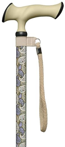 Gastrock Gehstock Super Soft Escort Ergonomischer langlebiger ergonomischer Komfortgriff aus Kunststoff mit weichem Gummimaterial und am Stock befestigten Polsterpolstern