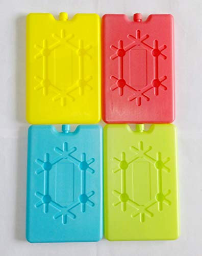 Reusable Ice Packs Slim Long Lasting Freezer Block Freeze Boards Gel, Ice Bricks, Cool Blocks for Cool Box, Lunch Box, Cool Bags, Picnic, Air Cooler, Ice Boxes(Any Random Color) (Pack of 2)
