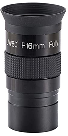 JUIYU Telescope Accessory Set 1.25inch 80 Degree Ultra Wide Angle Eyepiece F11mm F16mm Astronomical Telescope Eyepieces Telescope Camera (Color : 1.25inch F16mm)