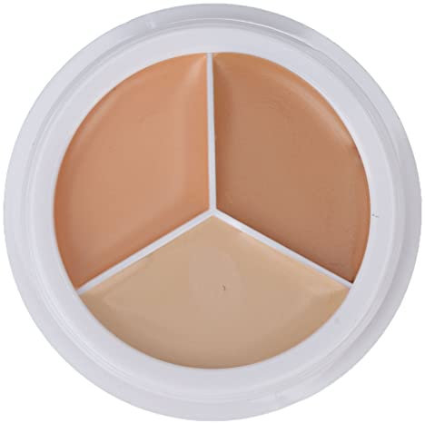 15g 3 Couleurs Correcteur de Peau, Longue Durée Imperméable à L'eau Anti-transpiration Cernes Taches Marques Couverture Crème Taches de Peau Couverture Crème