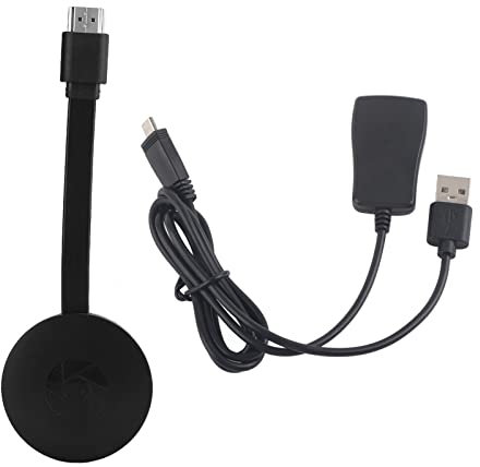 Receptor Multimedia HDMI Dongle, G20 Mirascreen 1080P WiFi Inalámbrico Pantalla TV HDMI Dongle Receptor Multimedia Airplay Media Streamer Adapter