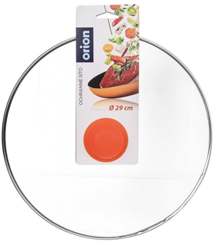 orion group Pfannendeckel Schutzdeckel mit Schutzsieb Spritzschutz 29 cm