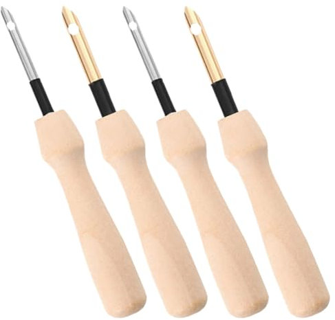 TEHAUX 4piezas Agujas Punzonado Lana Perforadora Bordado Cosido Herramientas Diy