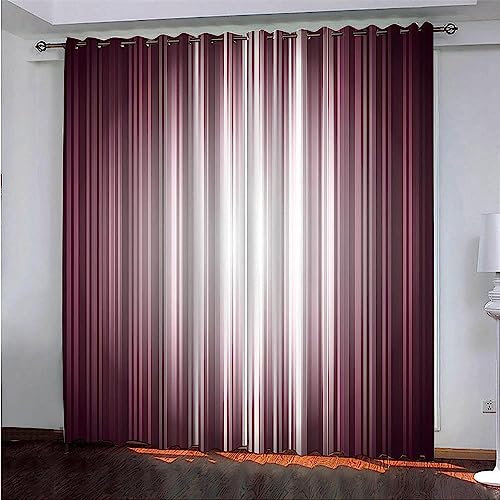 Vorhang Kinderzimmer Lila Farbverlauf Kinder Vorhänge Mit Ösen Polyester Gardinen Thermovorhang Blickdicht Ösenschal Kindergardinen 2 X 117 X 230 Cm Für Wohnzimmer,2Er Set -2V8Z1V1B7T4C6M6U5A1F4K1E3Q1