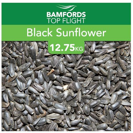 Bamfords Top Flight Black Sunflower Seed 12.75kg Premium Wild Bird Food