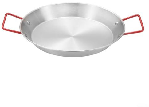 Besttoolifes Padella per paella in acciaio inox, 18 cm