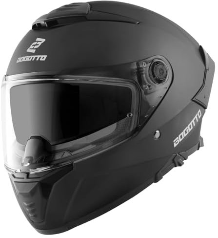 Bogotto FF118 Helm, schwarz matt, M