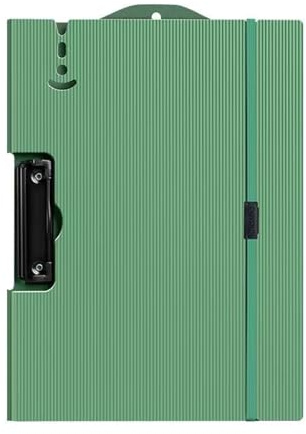 Klämbräda A4 med lock, klämmapp A4 med elastiskt snöre, 360° roterbar, klämbräda mapp för 74 ark, klippbräda, mapp för klassrum, kontor, läkarkontor 1