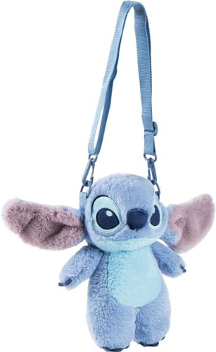 Sac Peluche Stitch Original, Doux et Rembourré, Design 3D, Accessoire Idéal pour Adolescents et Fans de Disney