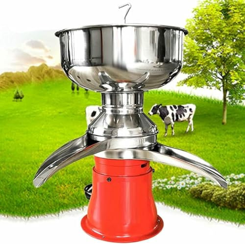 YGHBFRSZ Separatore Elettrico per Panna di Latte Fresco 50L/H Separatore di Burro per Crema in Acciaio Inossidabile Centrifuga Capre Mucche Trasformano Il Latte Intero Crudo in Latte Scremato
