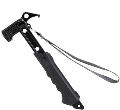 DOSERTY Camping-Hammer, Camping-Schlägel, Zeltheringe, Abzieher, Outdoor, multifunktional, Camping, Hammer, Zelthering, Heringe, Nagelabzieher, Zeltpfahl, Schlägel