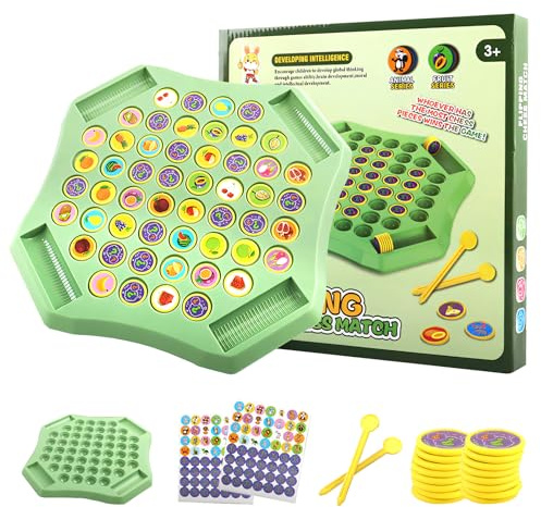 Fruit Flip Chess Memory Game, Interactive Fun Board Games for Kindergarten Gathering Activity, Easy Matching Chess Board Game, Funny Educational Kids Toys for Kids Teens Adults (Fruit)