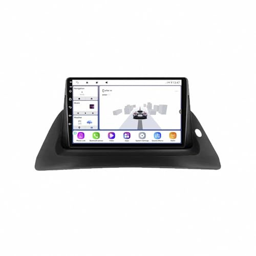 Carplay-Skärm för Renault kangoo 2007-2009 Röststyrning, Gps-Navigering, Med Kamera, Dashcam, Wifi, Bluetooth Bilradio Stereo Gps Navi, 4 Kärna 1G＋32G
