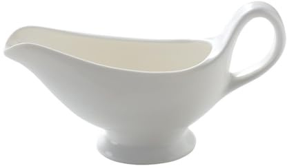 servidor de salsa Salsera de cerámica blanca con asa for hotel, restaurante occidental, cafetería, jarra leche pequeña