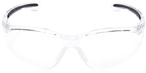 Honeywell 1015370 A800 Sporty Safety Eyewear Frame with Clear Anti-Scratch Lens, Translucent One Size,Clear/Translucent