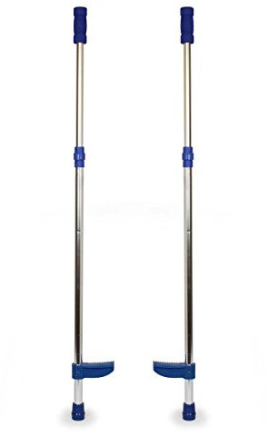 small foot Stelzen mit Teleskopstange, aus stabilem Aluminium, verstellbare Fußrasten, ab 4 Jahren, 9511