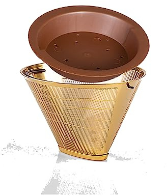 Set seleXions Kaffeefilter Goldfilter 1x4 GF4MB & Wasserverteiler Tröpfli WVT4
