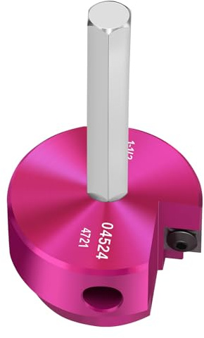 JYINCPED PVC Fitting Saver 1-½-Inch Head, PVC Pipe Reamer, Socket Saver with 3/8-Inch Hex Shaft,Plastic Pipe Fitting Reamer for Plumbing SCH.40 CPVC ABS Hub, Fit Standard 1/2 Drills