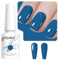 Vishine Esmalte de Uñas en Gel Azul Turquesa, 8ml, Alto Brillo, UV, Manicura Francesa, Salón DIY L246
