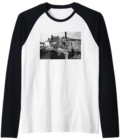 Frank Zappa a Londra Madri Dell'invenzione 1971 Apostrophe Maglia con Maniche Raglan