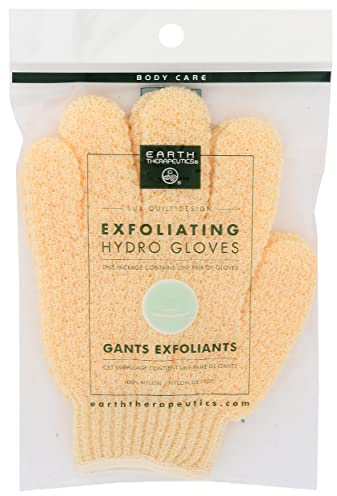 Earth Therapeutics Exfoliating Hydro Gloves, Natural