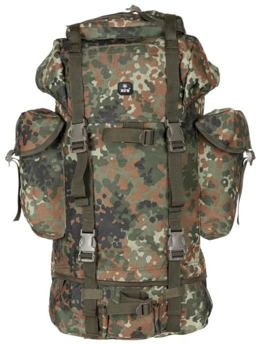MFH BW Kampfrucksack, 65 l, Alu-Aussteifung (flecktarn, 65L)