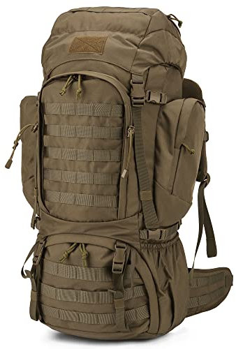 Mardingtop 60 Liter Taktischer Rucksack Trekkingrucksäcke mit Regenhülle Militär Rucksack Großer Erweiterbar Outdoor Wanderrucksäcke für Reisen, Camping