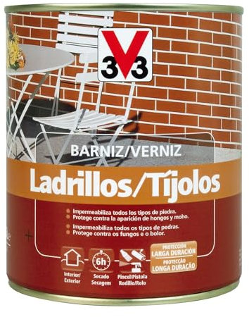 V33 Barniz Exterior Ladrillo Incoloro Brillante 0,75L