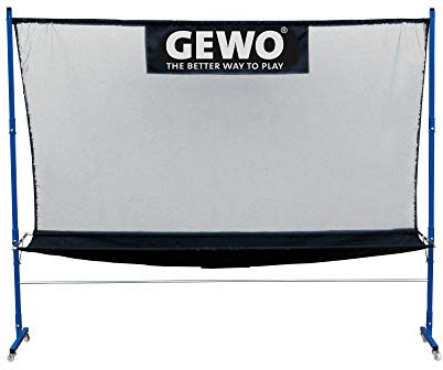 GEWO Ballfangnetz Robot Net Pro Training – Fahrbares Tischtennisnetz für Roboter-, und Aufschlagtraining
